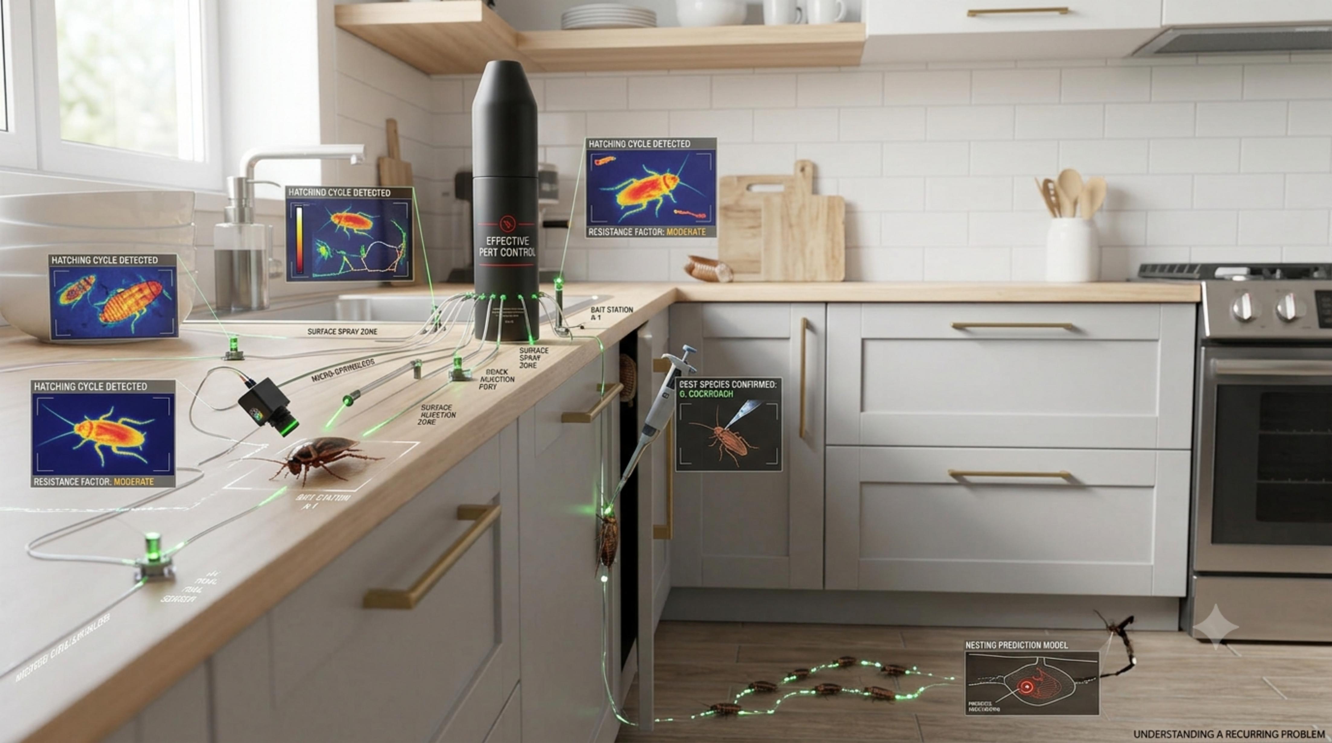 Why Cockroaches Keep Coming Back to Your Kitchen Even After Spraying